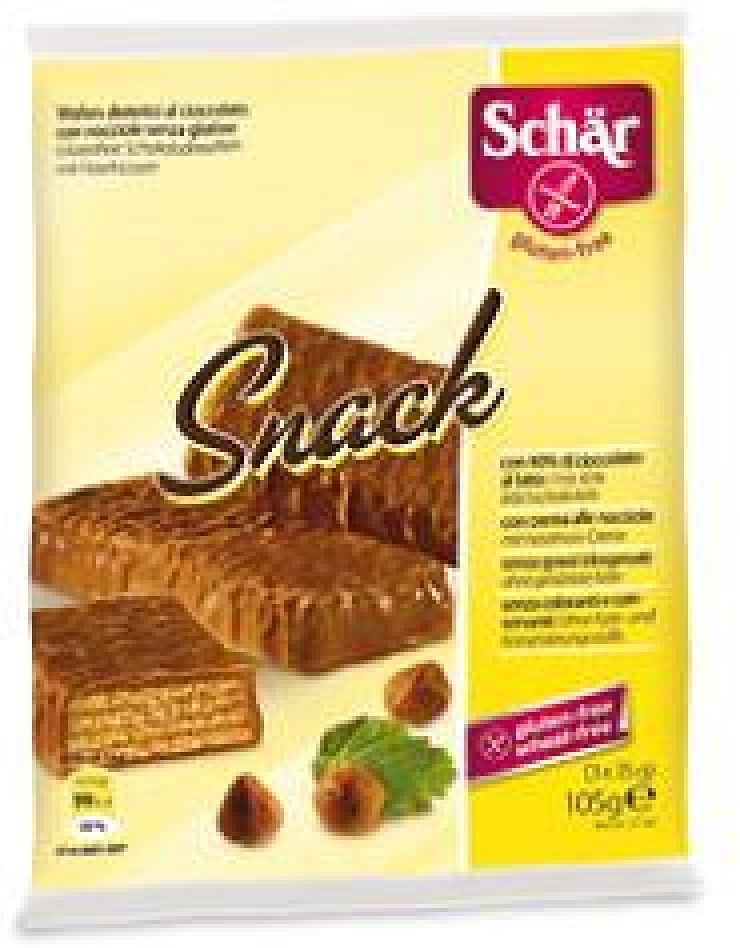 Dr.Schar Spa Schar Snack Con Cioccolato Al Latte E Nocciole 3 Wafer X 35 G