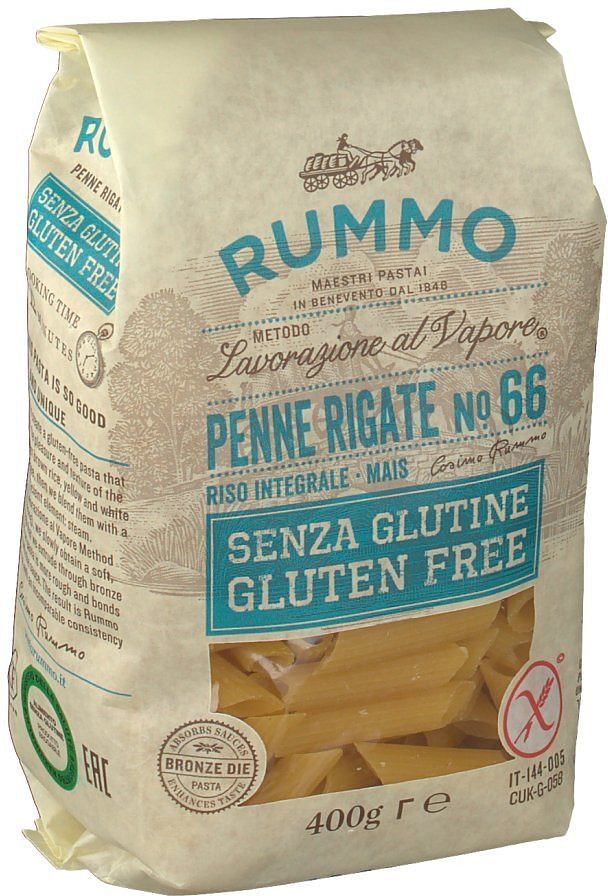 Rummo Spa Rummo Penne Rigate N66 Di Riso Integrale E Mais 400 G