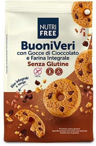 Nt Food Spa Nutrifree Buoni Veri Con Gocce Di Cioccolato 250 G