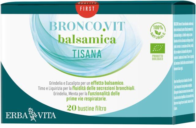 Broncovit Tisana Balsamica Erba Vita 20 Bustine