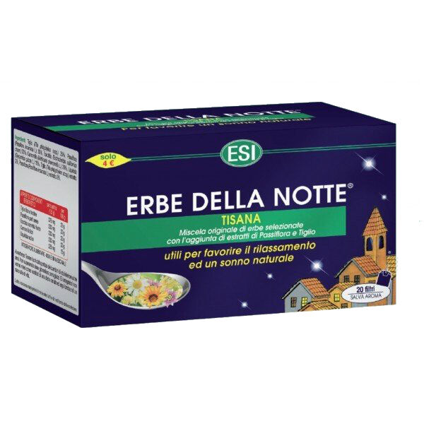 Esi Srl Erbe Della Notte Tisana 20 Filtri