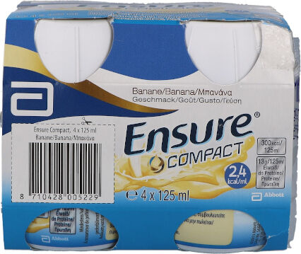 Abbott Ensure Compact Banana 4x125ml