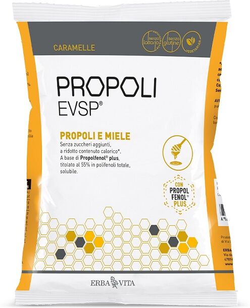 Erba Vita Propoli Evsp Caramelle Propoli Miele 65g