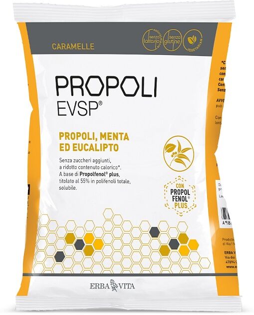 Erba Vita Propoli Evsp Caramelle Propoli Menta Eucalipto 65g