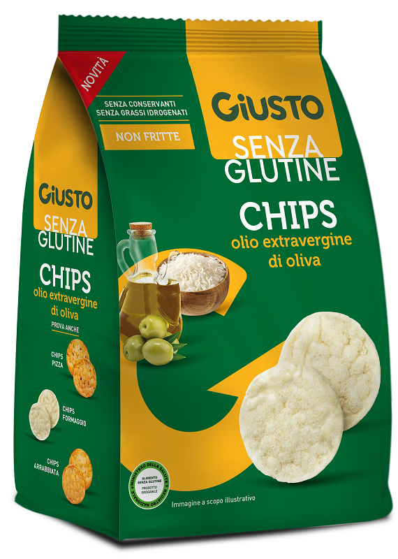 Farmafood Srl Giusto S/g Chips Olio Evo 40g