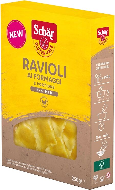 Schar Ravioli Formaggio 250g