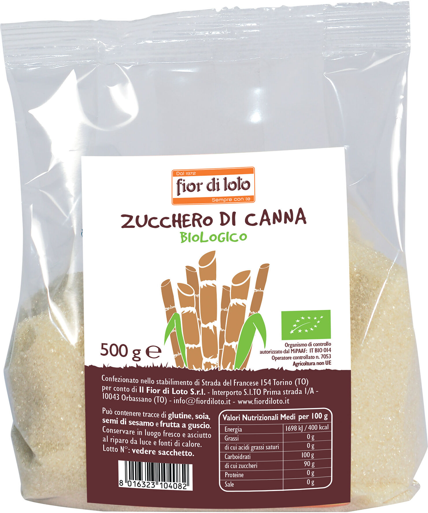 Biotobio Srl Fdl Zucch.Canna Bio 500g