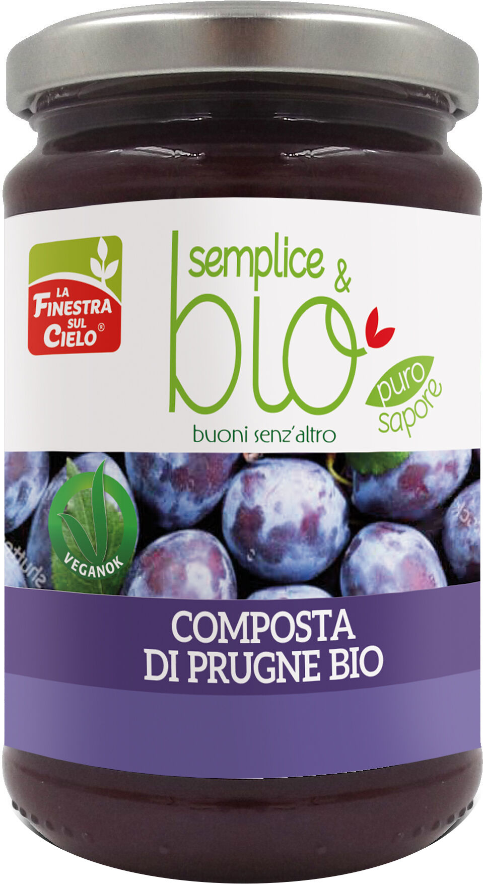 Biotobio Srl Fsc Composta Prugne 320g