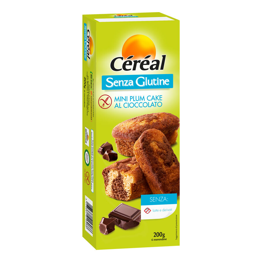 Nutrition & Sante' Italia Spa Cereal Plumcake Mini Ciocc.S/g