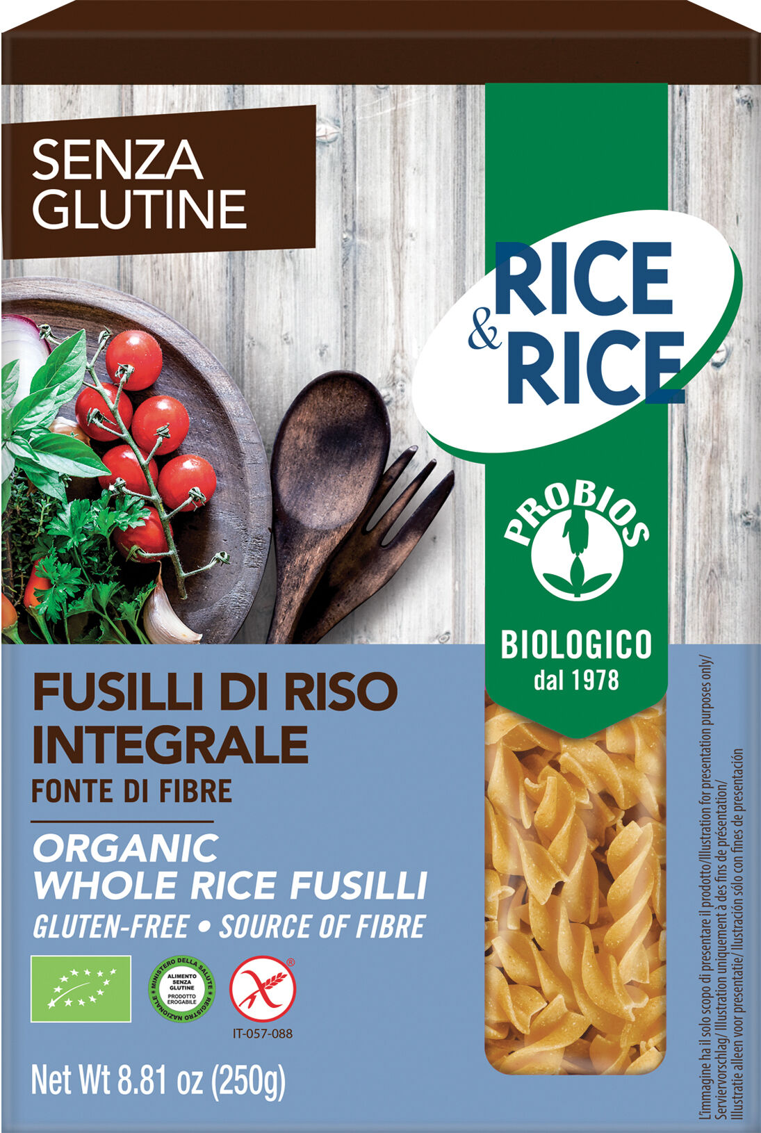 Probios Spa Societa  Benefit R&r Fusilli 250g