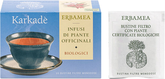 Erbamea Srl Erbamea Karkade' Infuso 20 Bustine Filtro Monodose