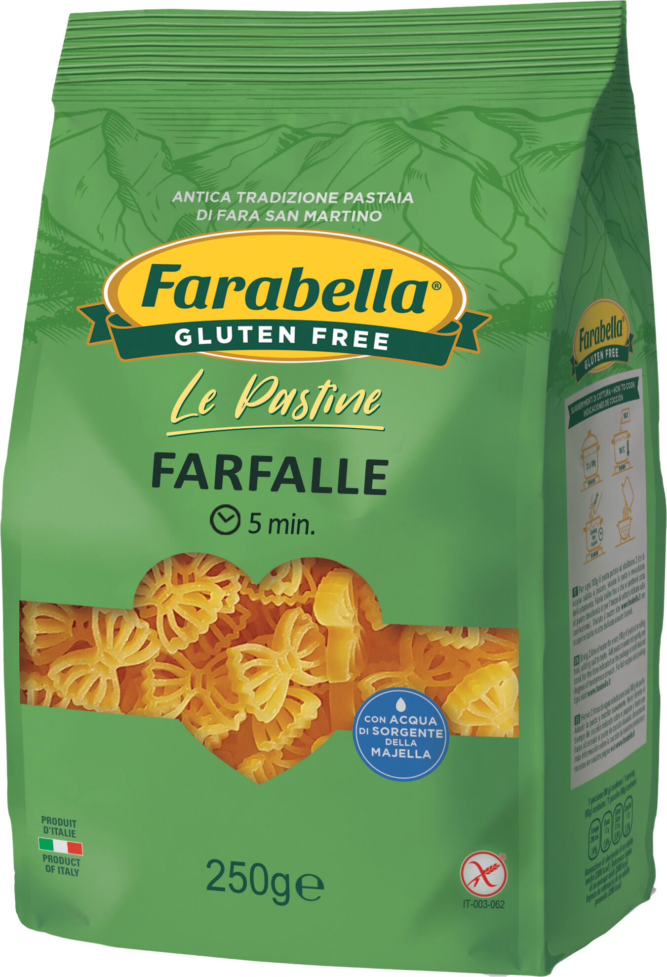 Bioalimenta Srl Farabella Pasta Farfalle 250g