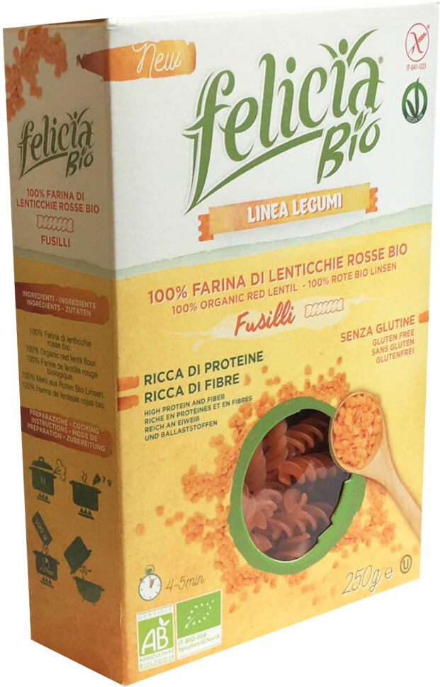 Andriani Spa Felicia Bio Fusilli Lenticchie