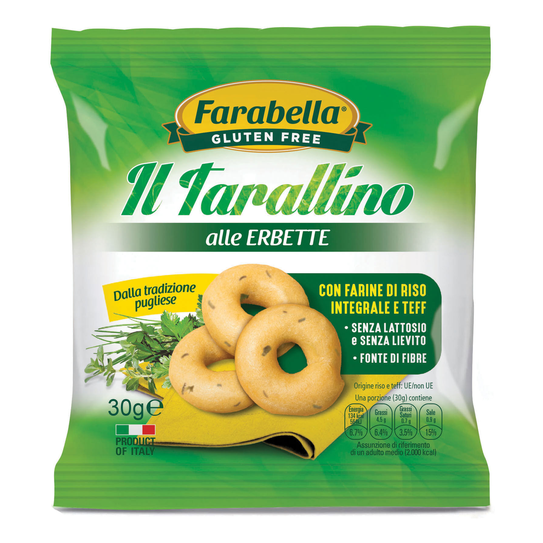 Bioalimenta Srl Farabella Il Tarallino Erbette