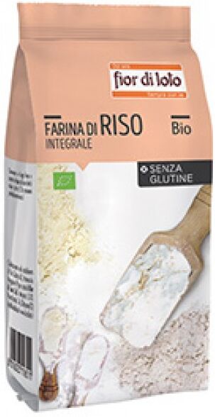 Il Fior Di Loto Srl Farina Riso Integrale Senza Glutine Bio 375 G