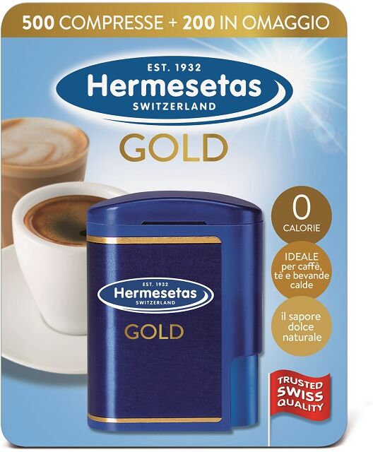 Bracco Spa Div.Farmaceutica Hermesetas Gold 500+200 Compresse 35 G