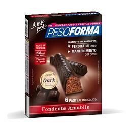 Nutrition & Sante' Italia Spa Pesoforma Barrette Dark 12 X 31 G