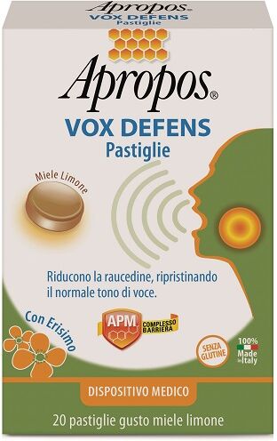 Desa Pharma Srl Apropos Vox Defens Miele Limone 20 Pastiglie