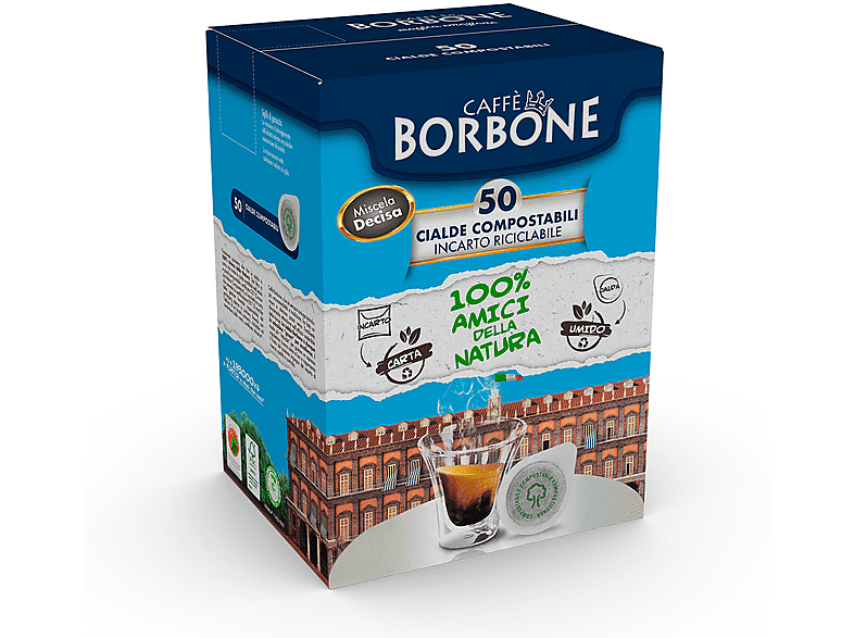 CAFFE BORBONE Caffè in cialde E.S.E MISCELA DECISA 50PZ