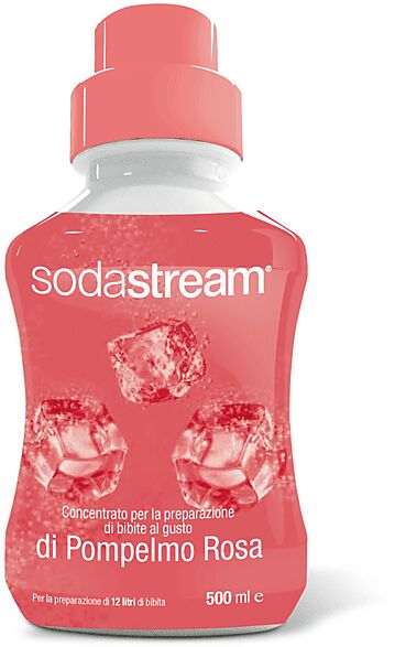 SODASTREAM Concentrato per la preparazione di bevande dissetanti gassate al gusto POMPELMO ROSA CONCENTRATO