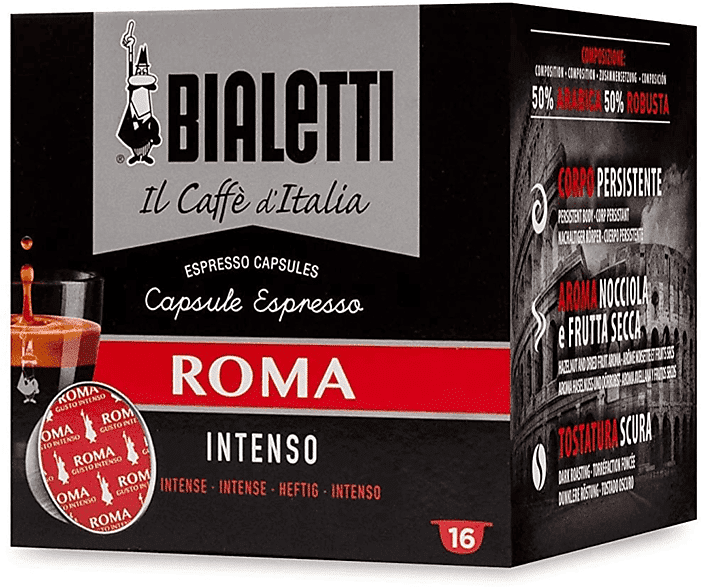 Bialetti Capsule Espresso Roma BOX 16 CAPSULE ROMA