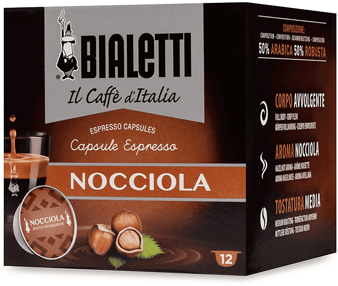 Bialetti Capsule Espresso Nocciola BOX 12 CAPSULE NOCCIOLA