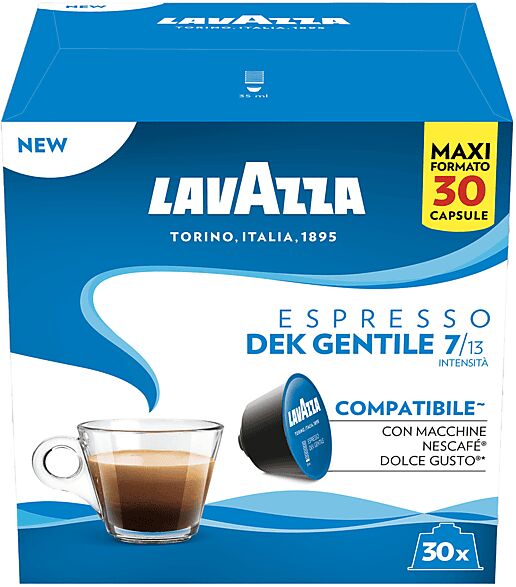 LAVAZZA Espresso Decaffeinato DOLCEGUSTO DEK 30CAPS, 0,24 kg