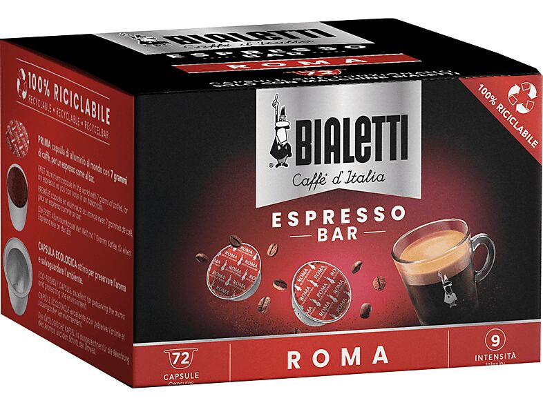 Bialetti Capsule Espresso Roma MULTIPACK 72 CAPSULE ROMA