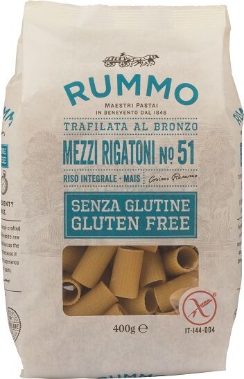 Rummo Mezzi Rigatoni NÂ°51 Senza Glutine 400 g