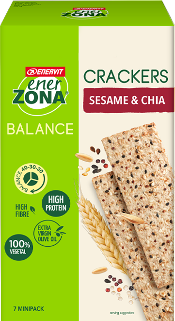 Enervit Enerzona Crackers Sesamo & Chia 175 g