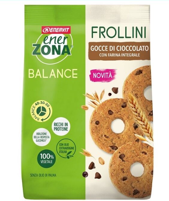 Enervit Enerzona Frollini Integrale Gocce Cioccolato 250 G