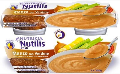 Nutricia Nutilus Pasto Manzo Con Verdure Ricco Di Proteine 2 Pezzi 300 g