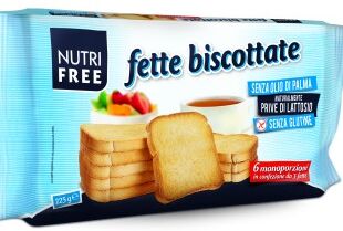 Nutrifree Nutri Free Fette Biscottate Friabili Senza Glutine 225 g