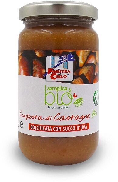 La Finestra Sul Cielo Semplice&Bio Composta di Castagne 320 g