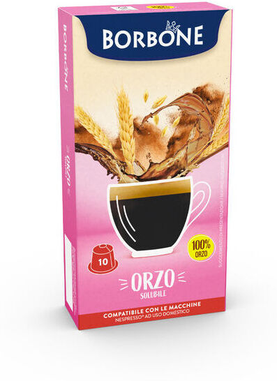 Caffè Borbone ORZO Capsule Compatibili Nespresso : Confezione da Capsule 10 Capsule