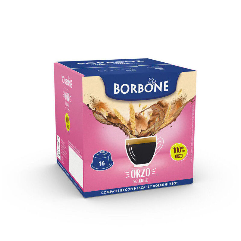 Caffè Borbone ORZO Capsule Compatibili Dolce Gusto : Confezione da Capsule 16 Capsule
