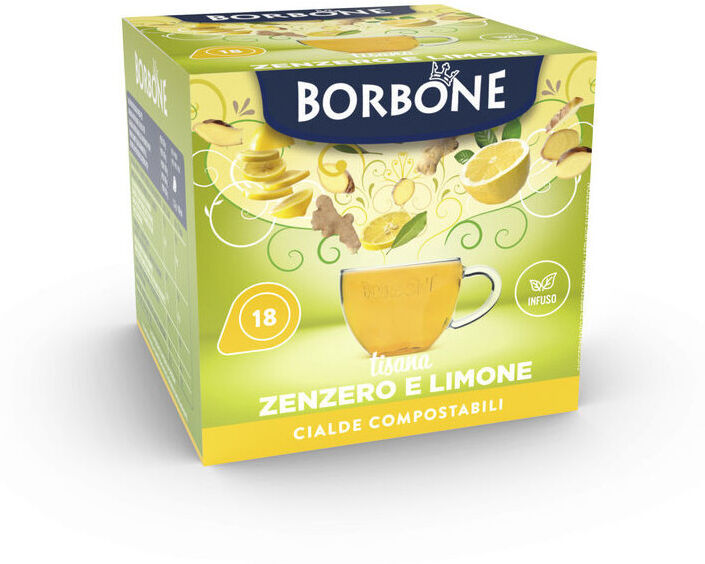 Caffè Borbone ZENZERO E LIMONE Cialde Filtrocarta ESE 44mm : Cialde 18 Cialde