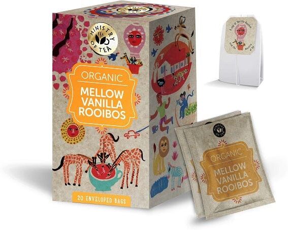 MINISTRY OF TEA Organic Mellow Infuso Vanilla Rooibos 20 Filtri