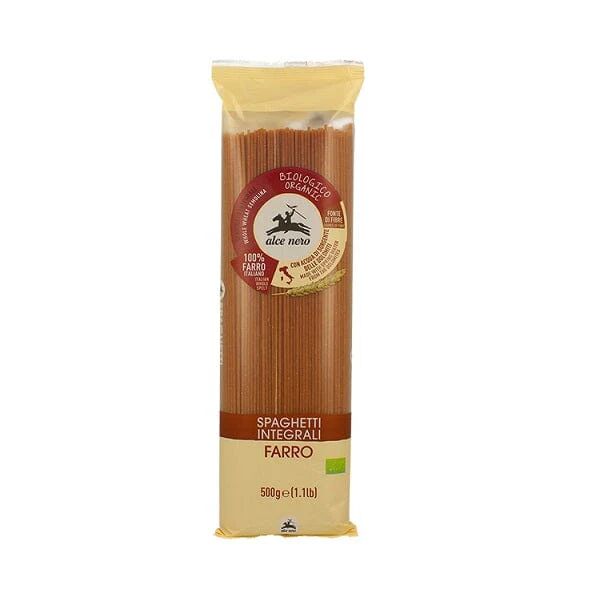 ALCE NERO Spaghetti Integrali Di Farro Biologici 500 g