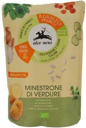 ALCE NERO Minestrone Di Verdure Biologiche 500 g