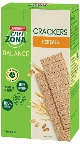 ENERVIT Enerzona Balance Crackers Cereals 7 Minipack Da 25 g