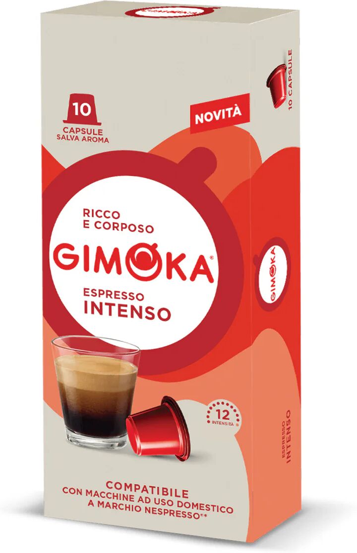 Gimoka 100 Capsule Intenso compatibili con sistema Nespresso®