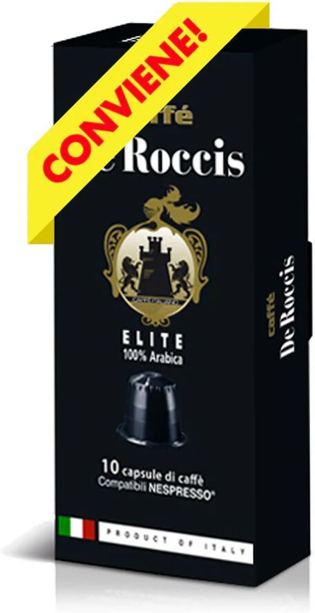 De Roccis 100 Capsule Elite 100% Arabica compatibili con sistema Nespresso®