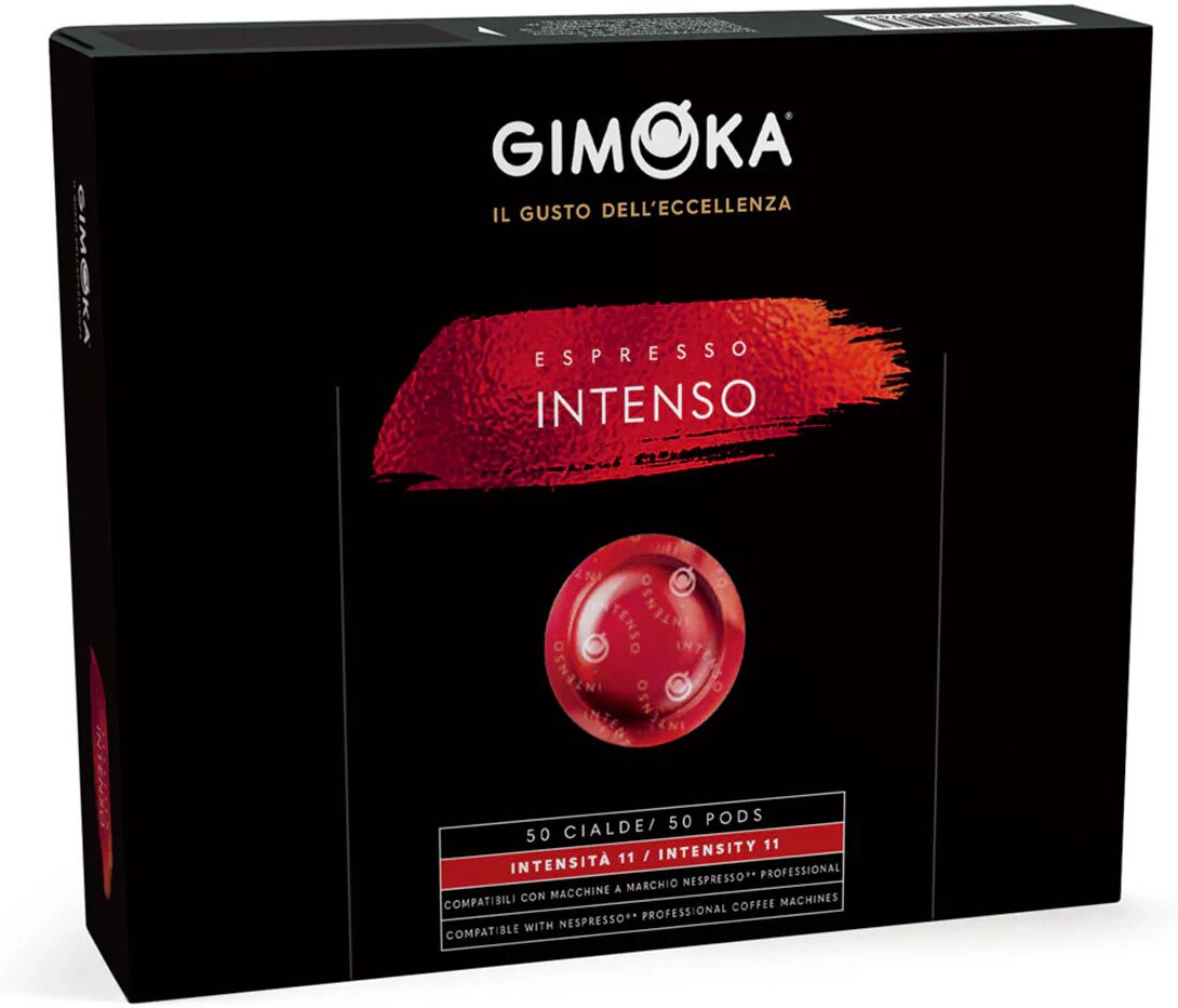 Gimoka 50 Cialde Intenso compatibili con sistema Nespresso® Professional