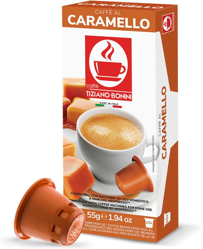 Caffè Bonini 10 Capsule Caramello compatibili con sistema Nespresso®