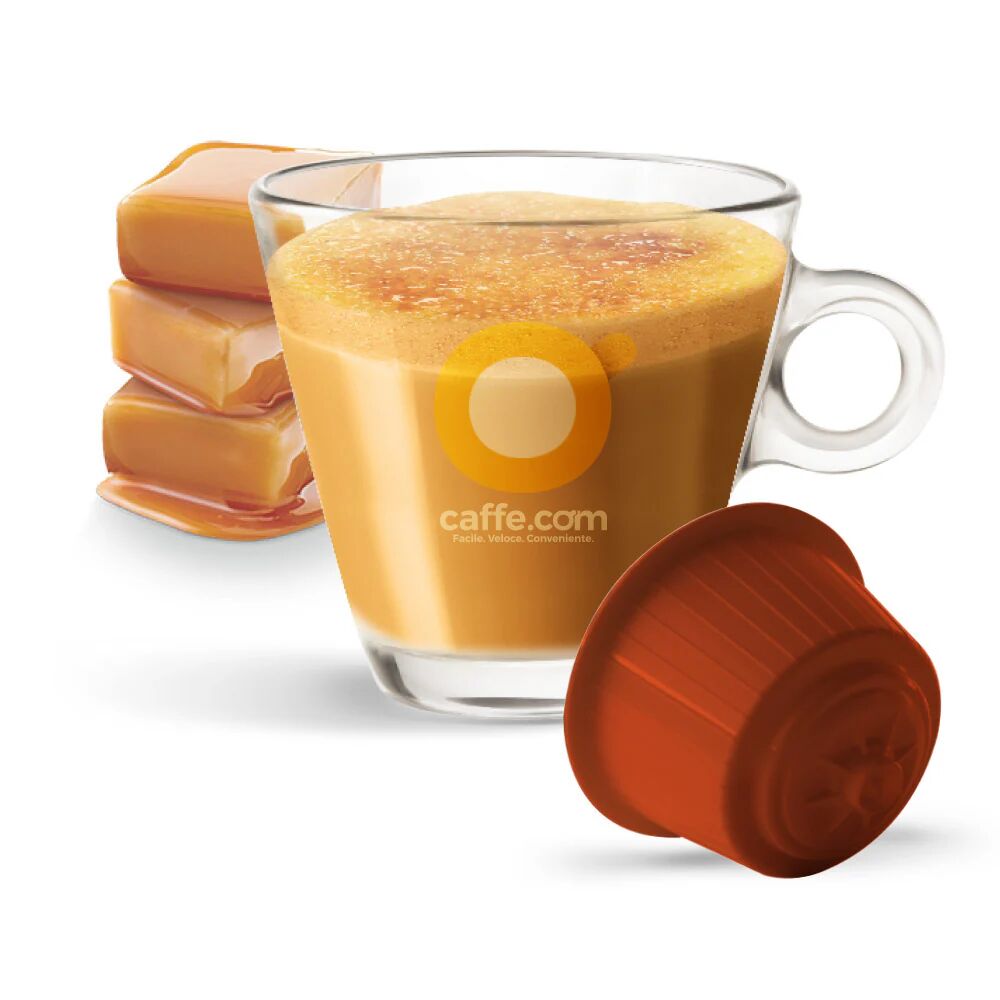 Caffè Bonini 16 Capsule Caramel Salato compatibili con sistema NESCAFÉ® Dolce Gusto®