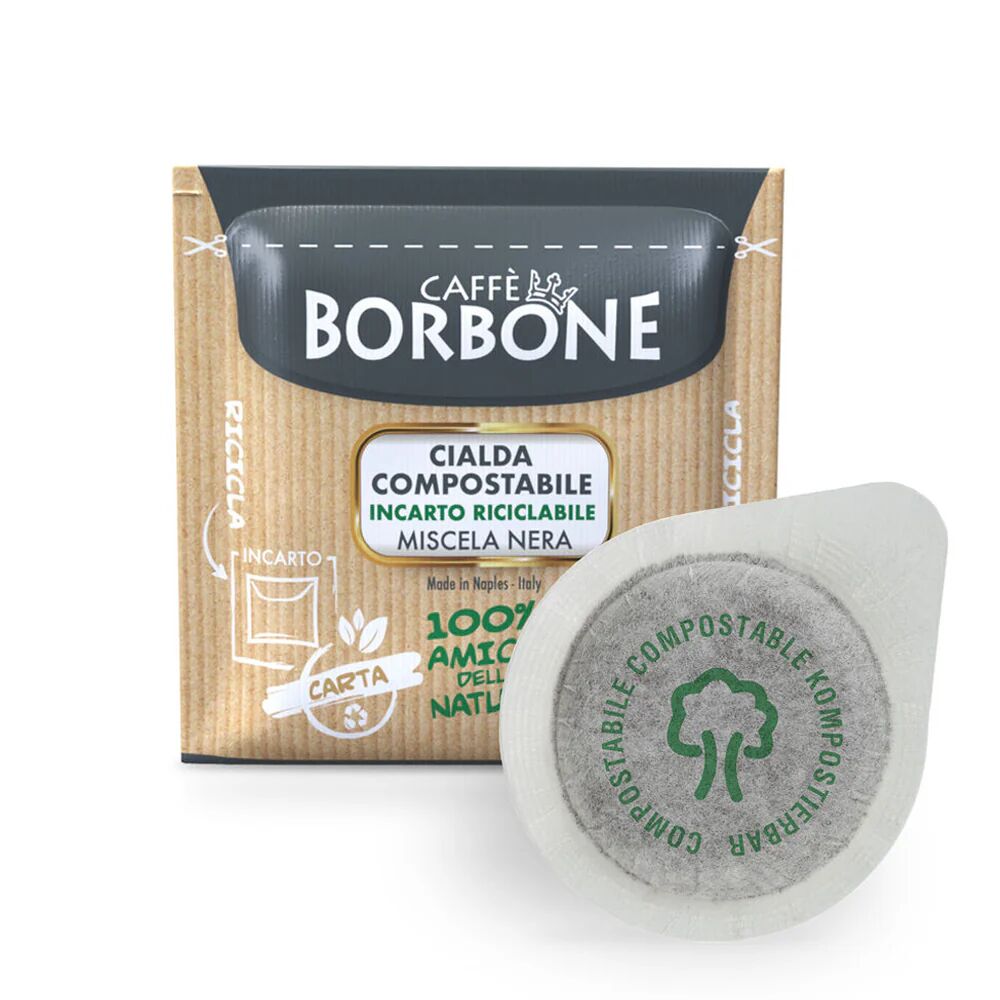 Caffè Borbone 50 Cialde Miscela Nera compatibili con sistema ESE 44mm