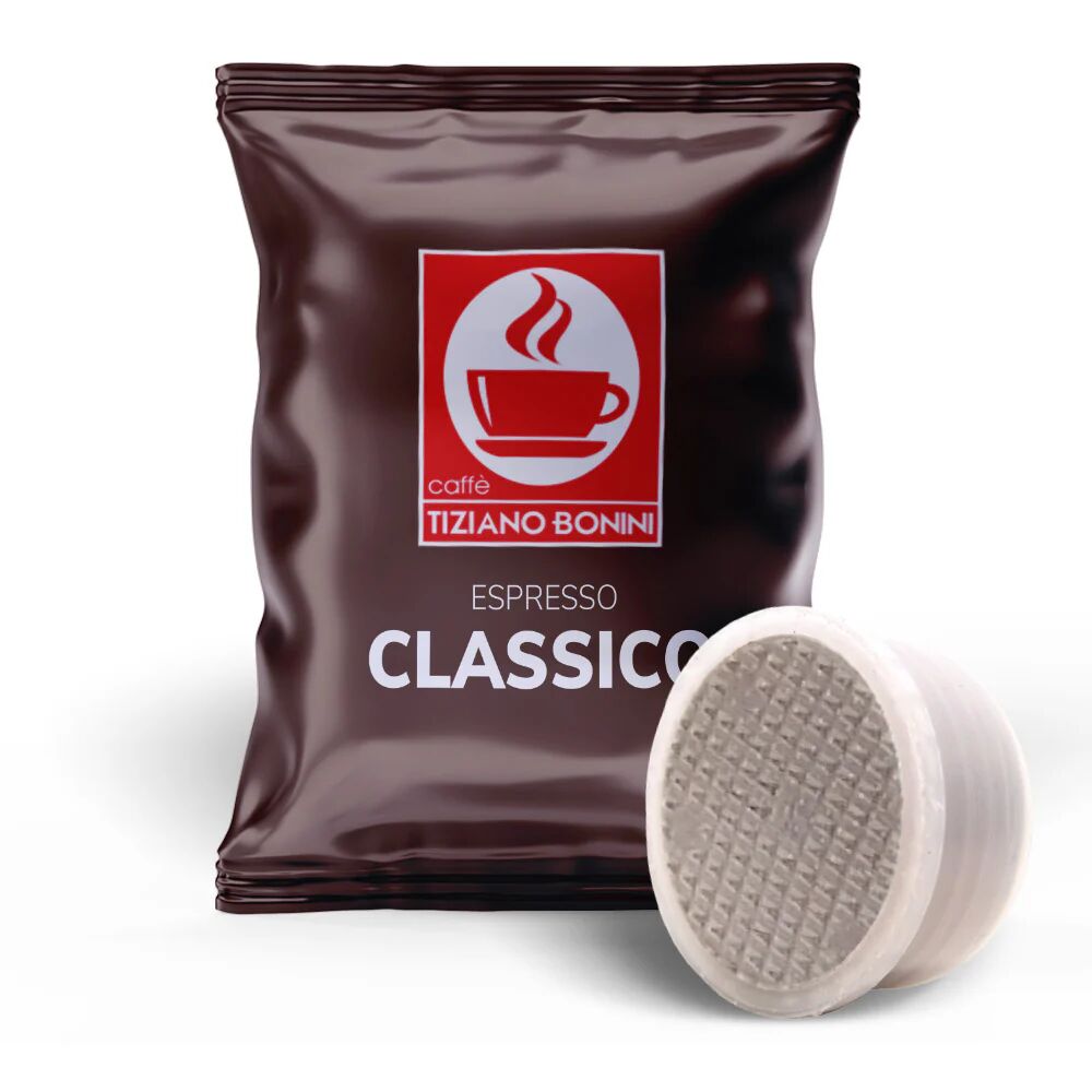 Caffè Bonini 100 Capsule Classico compatibili con sistema Aroma Vero, Fior Fiore Coop, sistema Espresso Tuo, Martello cafe