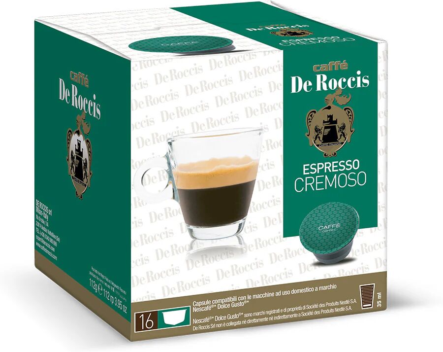 De Roccis 48 Capsule Cremoso compatibili con sistema NESCAFÉ® Dolce Gusto®