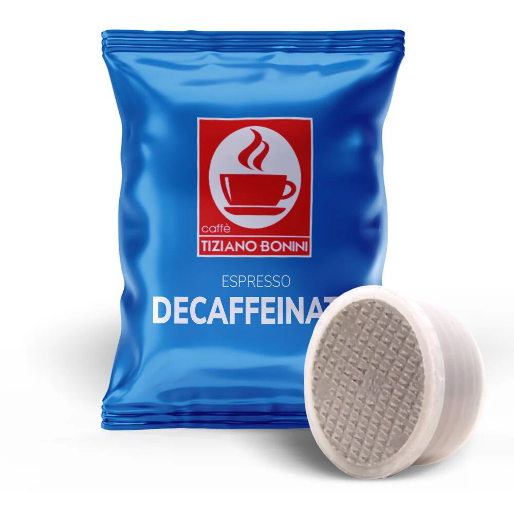 Caffè Bonini 100 Capsule Decaffeinato compatibili con sistema Aroma Vero, Fior Fiore Coop, sistema Espresso Tuo, Martello cafe
